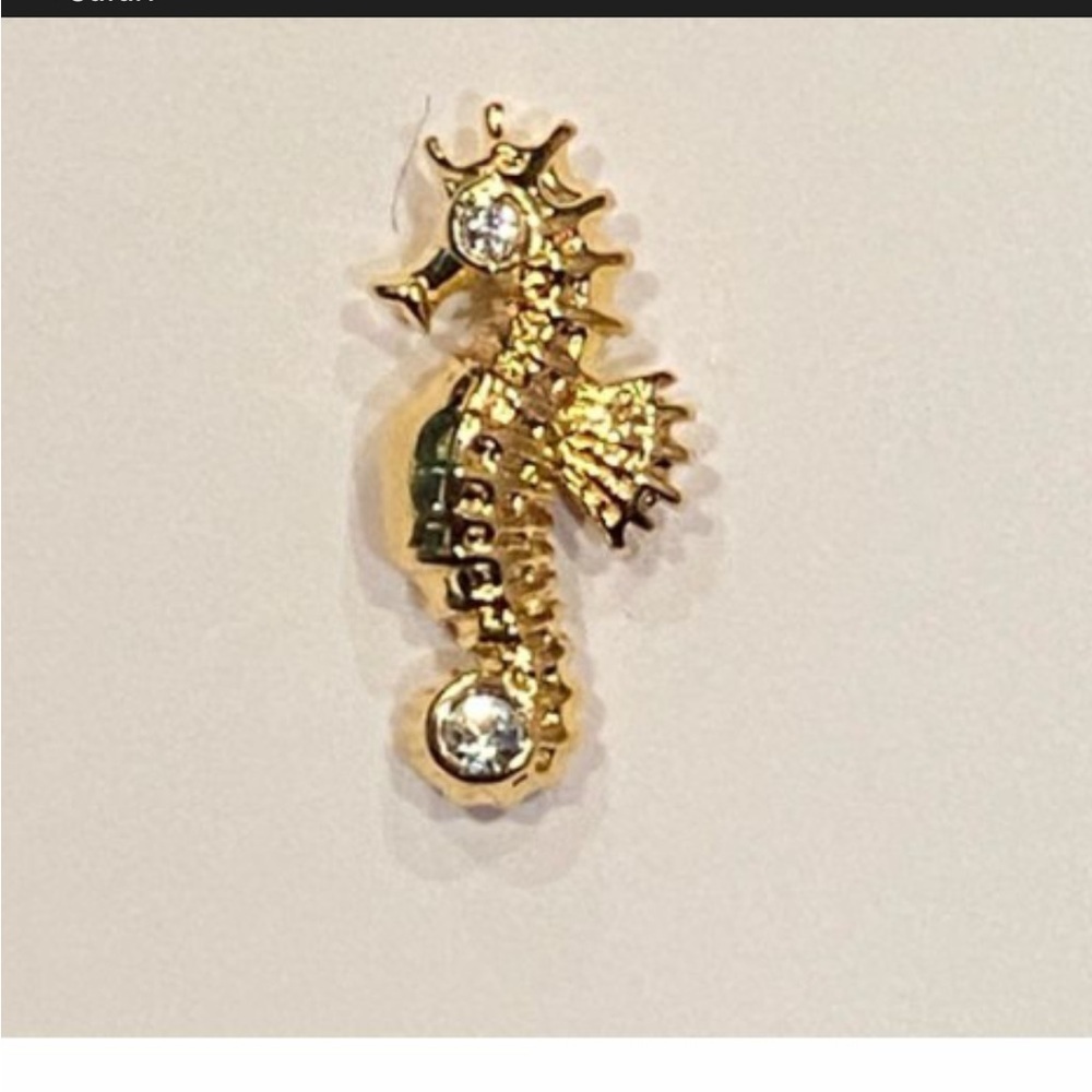 Kate Spade Gold Seahorse Earrings - Picture 4 of 4